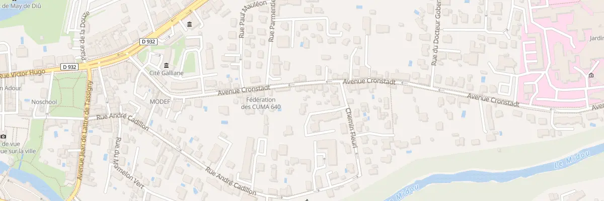Plan du 306 Av Cronstadt à Mont-de-Marsan