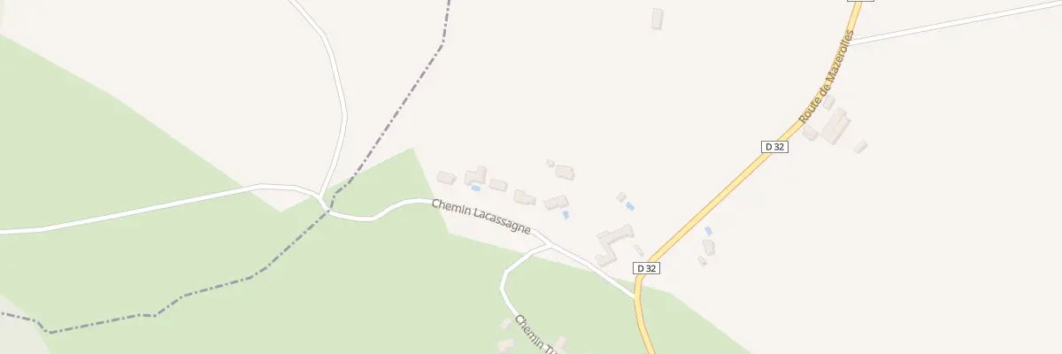 Plan du 26 Lasbareilles à Cescau
