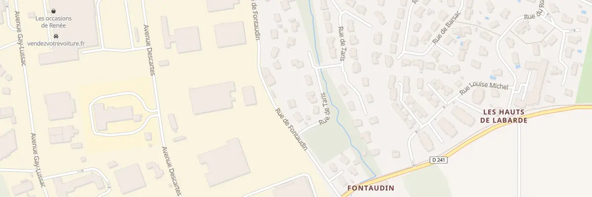 Plan du 33 Rue de Fontaudin à Artigues-près-Bordeaux