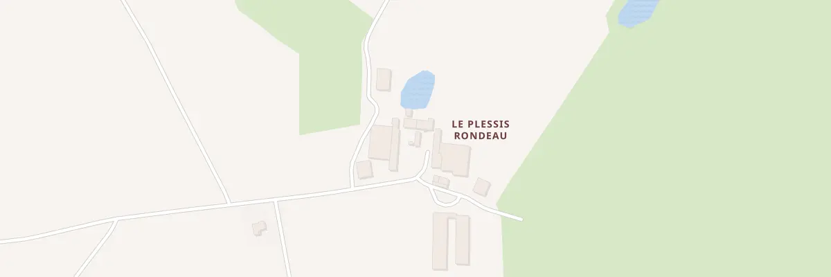 Plan du 2 Le Plessis Rondeau à Saint Maurice Étusson