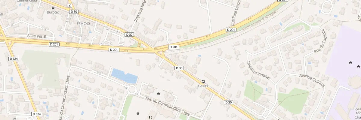 Plan du 49 Av du Houga à Mont-de-Marsan