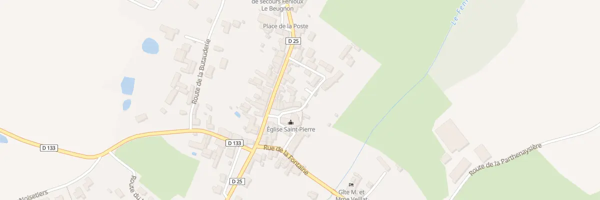 Plan du 10 Pl de l’Eglise à Fenioux