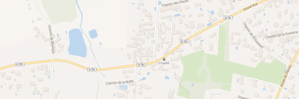 Plan du 4 Che de Chasles aux Garennes sur Loire