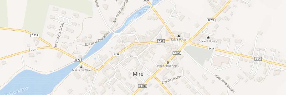 Plan du 3 Rue de la Cité à Miré