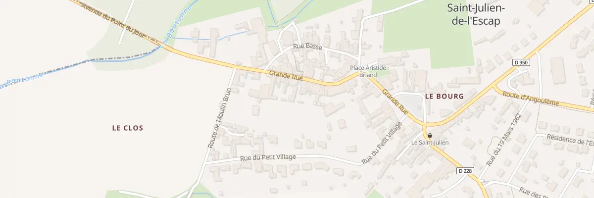 Plan du 99 Gr Grande Rue à Saint-Julien-de-l’Escap