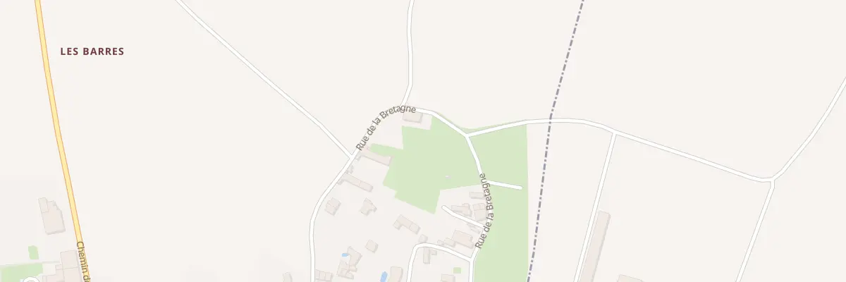 Plan du 13 Rue de la Bretagne à La Croix-Comtesse