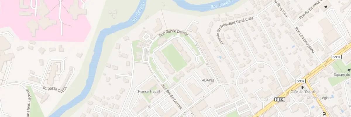 Plan du 246 Rue Renee Darriet à Mont-de-Marsan