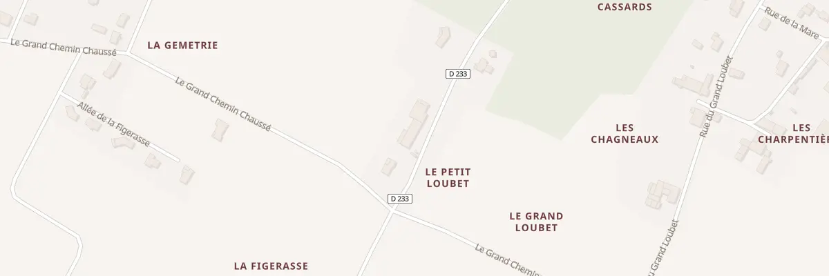Plan du 42 Rue du Petit Loubet à Rouffiac