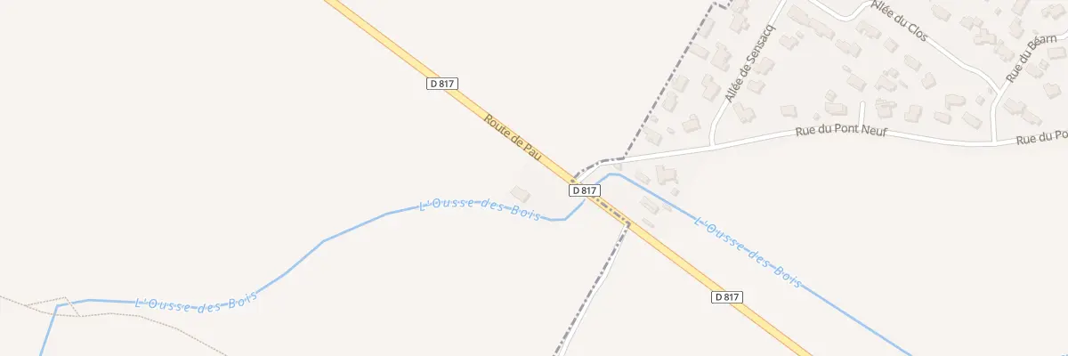 Plan du 16 Rte de Pau à Denguin