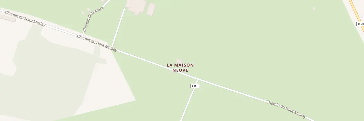Plan du 795 Che du Haut Meslay à Vaiges
