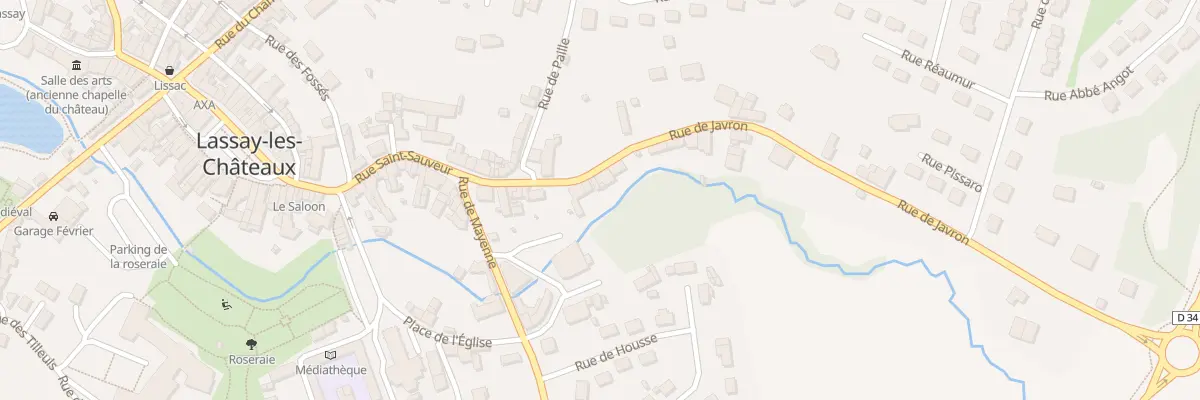 Plan du 12 Rue de javron à Lassay-les-Châteaux