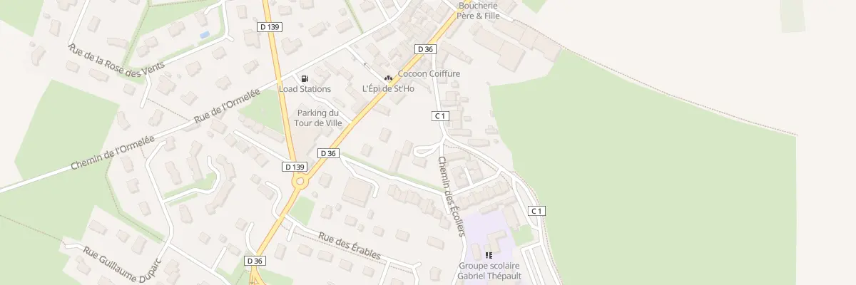Plan du 1 Che des Écoliers à Sainte-Honorine-du-Fay