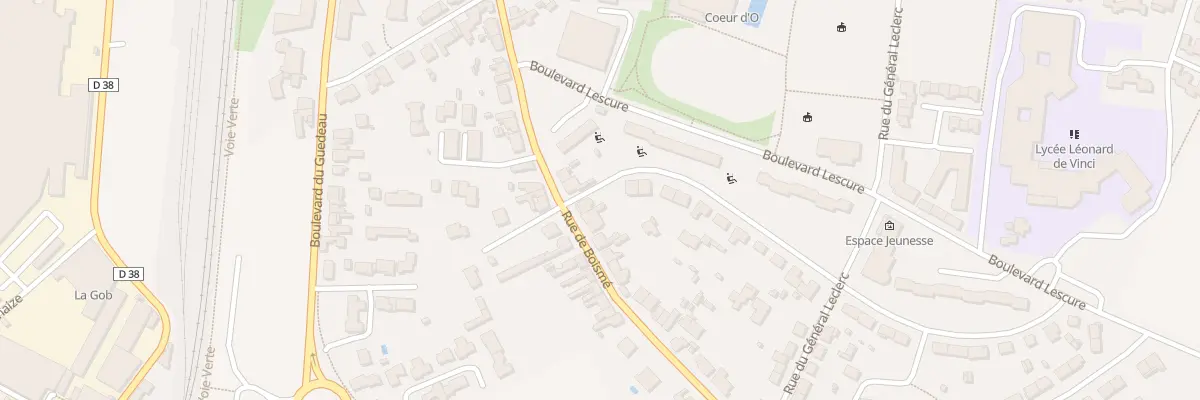 Plan du 46 Rue de Boisme à Bressuire