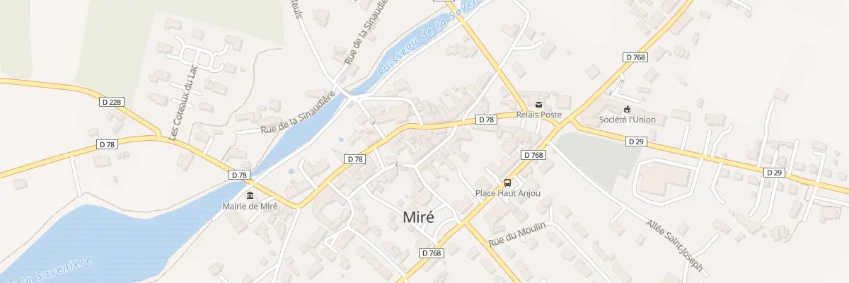 Plan du 5 Rue de la Cité à Miré