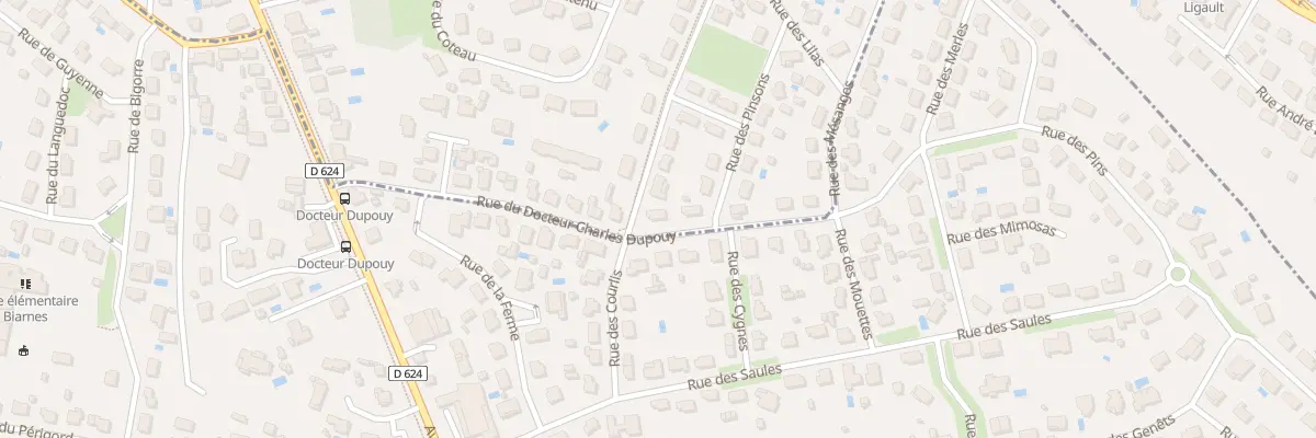 Plan du 23 Rue du Docteur Charles Dupouy à Mont-de-Marsan