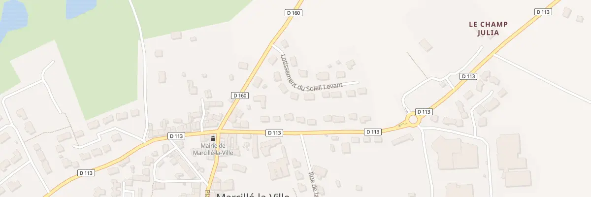 Plan du 5 Lot du Soleil Levant à Marcillé-la-Ville