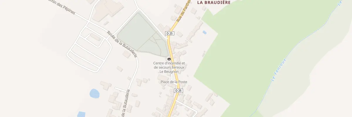 Plan du 67 Rue de Parthenay à Fenioux