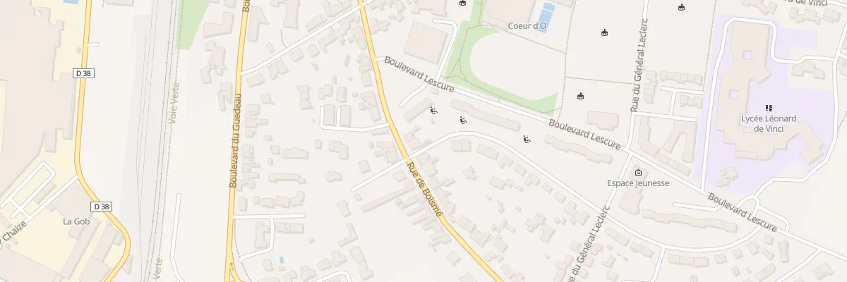 Plan du 44 Rue de Boisme à Bressuire