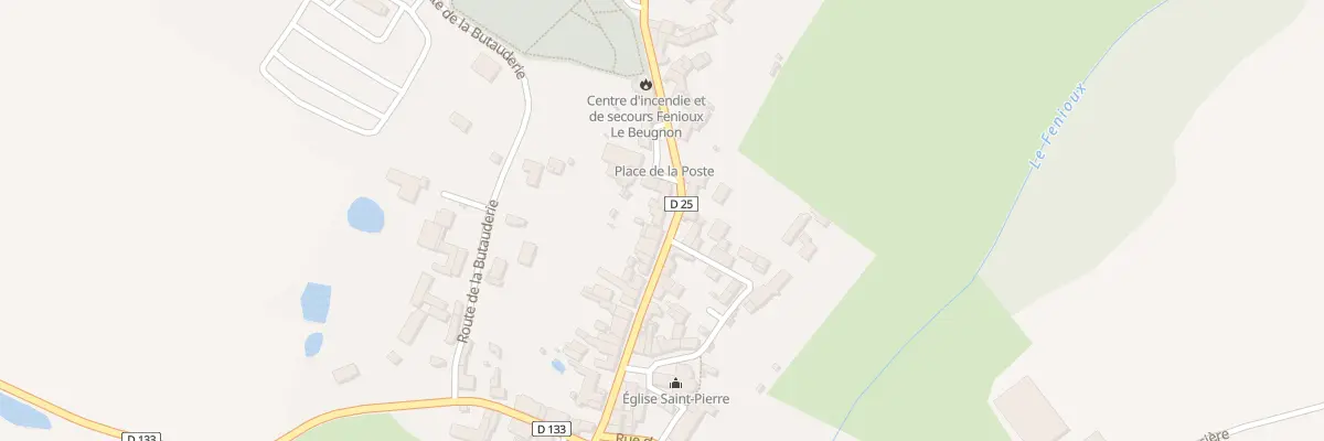 Plan du 48 Rue de Parthenay à Fenioux
