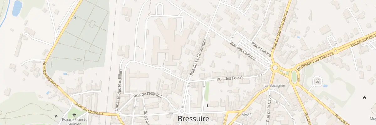 Plan du 5 Rue du Onze Novembre à Bressuire