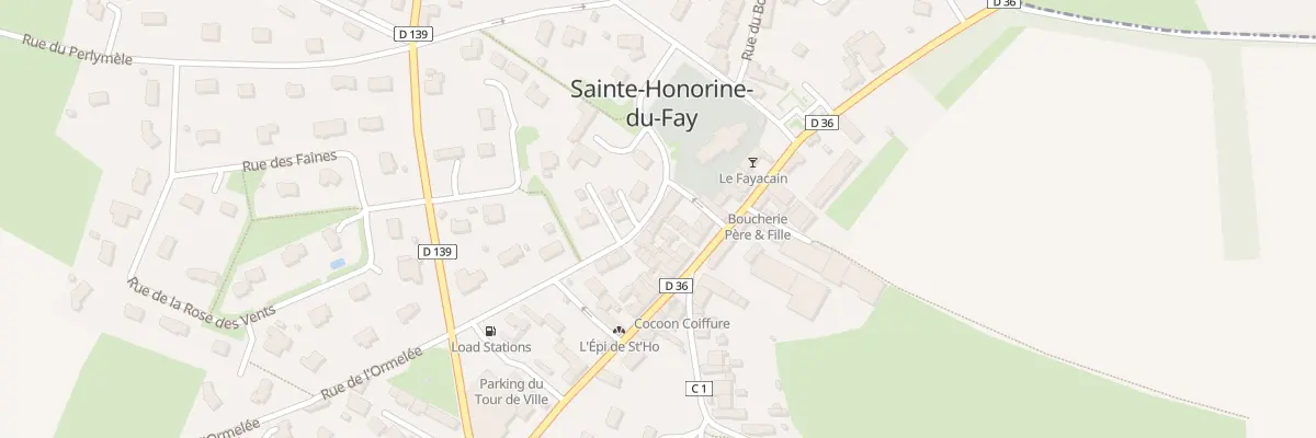 Plan du 4 Rue du Tour de Ville à Sainte-Honorine-du-Fay