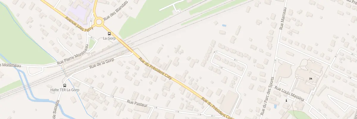 Plan du 51 Rue du President Rene Coty à Ambarès-et-Lagrave