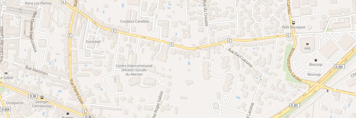 Plan du 450 Rue de la Croix Blanche à Mont-de-Marsan