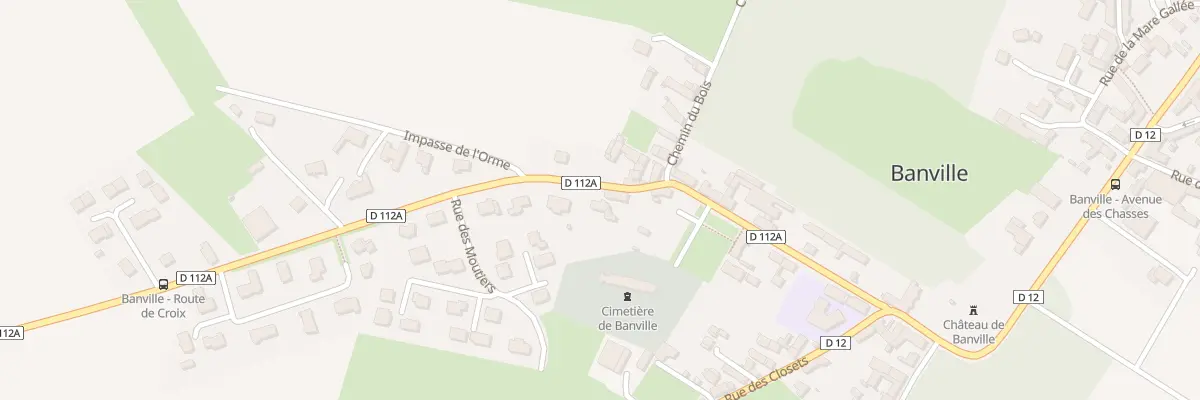Plan du 3 Rte de Sainte-Croix à Banville