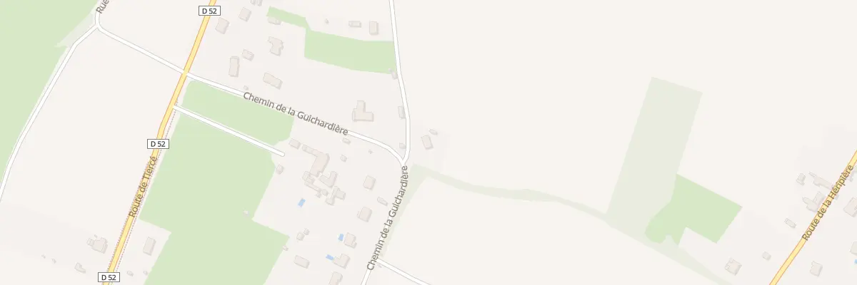 Plan du 2 Le Haut Chemin à Briollay