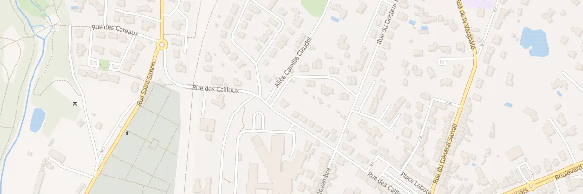 Plan du 20 Rue des Cailloux à Bressuire