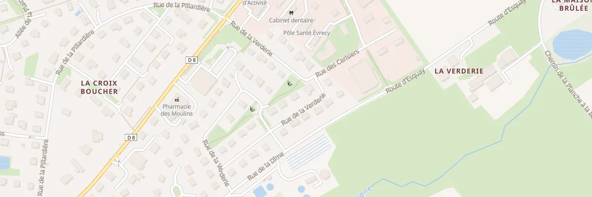 Plan du 11 Rue de la Verderie à Évrecy