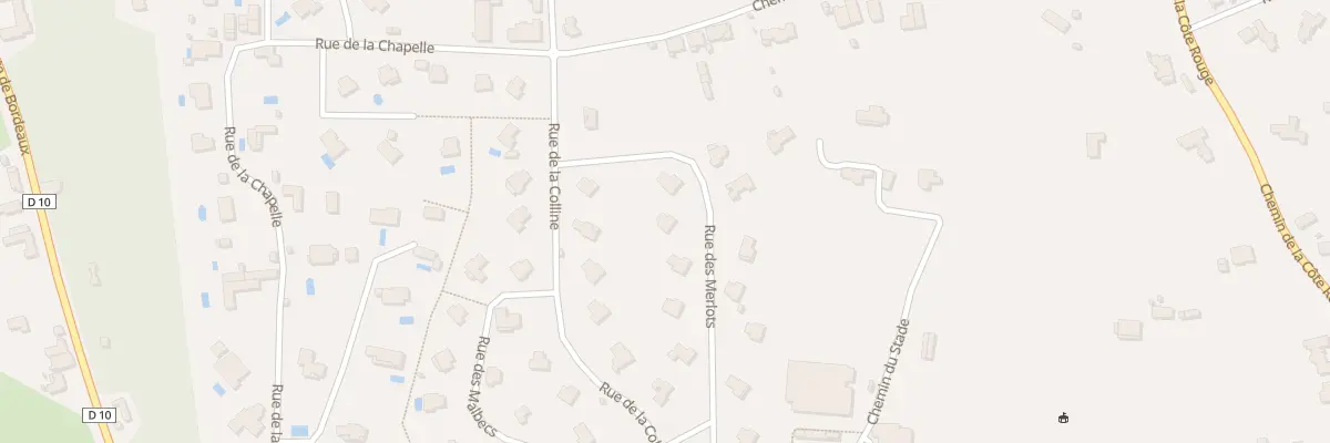 Plan du 5 Rue des Merlots à Latresne