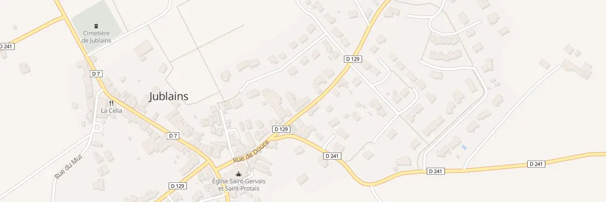 Plan du 21 Rue de Douce à Jublains