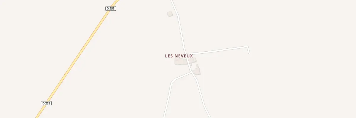 Plan du 127 Les Neveux-Ouest à Reignac
