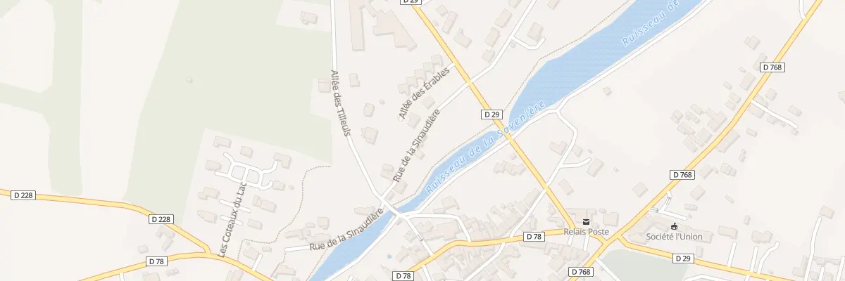 Plan du 1 Rue de la Sinaudiere à Miré
