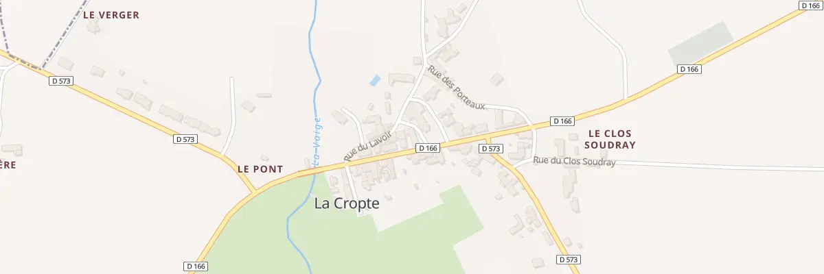 Plan du 10 Rue de la Vaige à La Cropte
