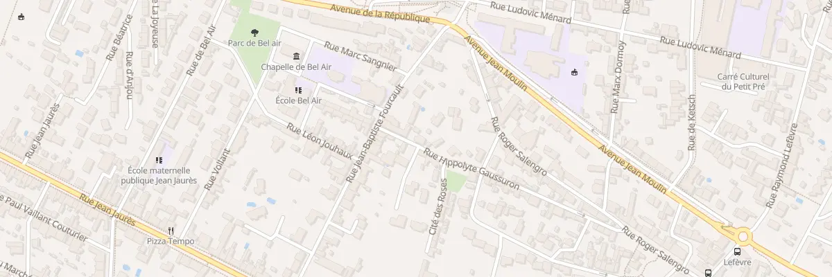 Plan du 52 Rue Hippolyte Gaussuron à Trélazé