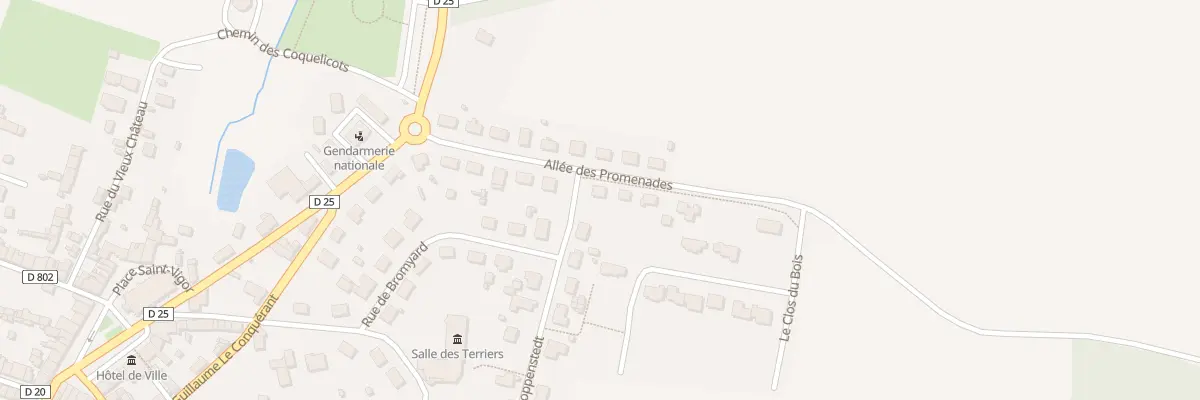 Plan du 14 All des Promenades à Athis-Val de Rouvre