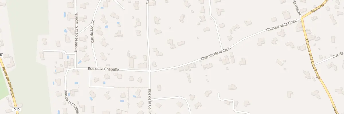 Plan du 6 Che de la Croix à Latresne