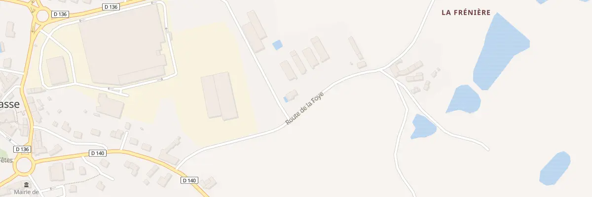 Plan du 3 Rte de la Foye à Largeasse