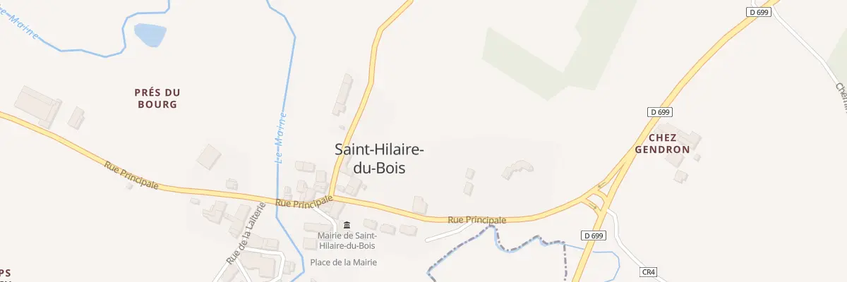 Plan du 18 Rue Principale à Saint-Hilaire-du-Bois