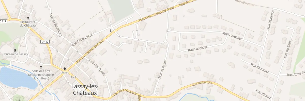 Plan du 18 Rue jean mermoz à Lassay-les-Châteaux