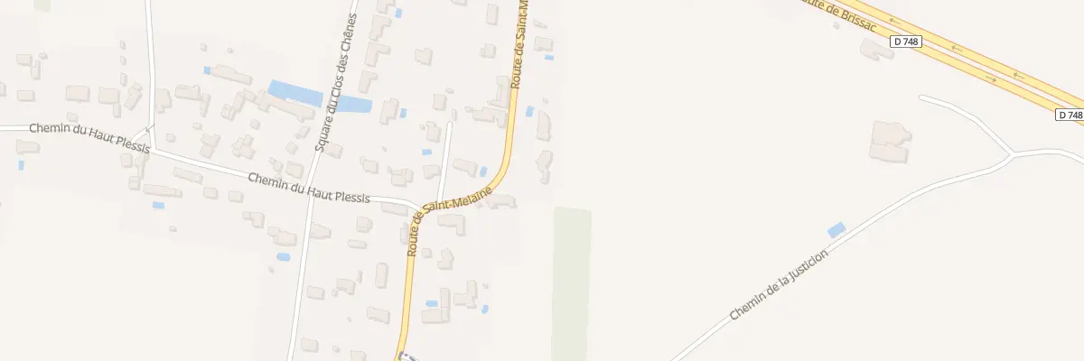 Plan du 8 Rte de Saint-Melaine aux Garennes sur Loire