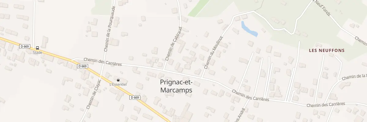 Plan du 16 Che des Carrieres à Prignac-et-Marcamps