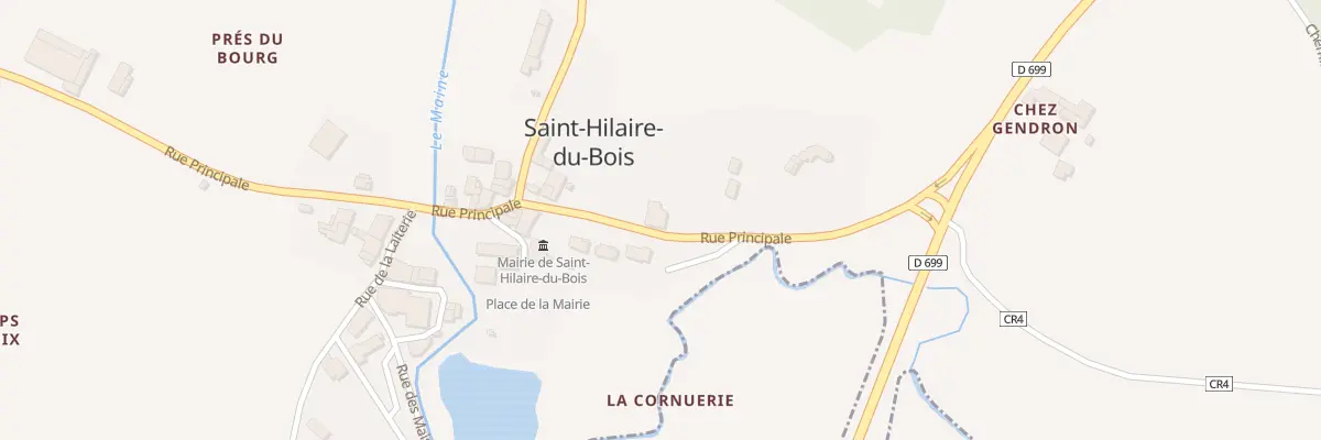 Plan du 14 Rue Principale à Saint-Hilaire-du-Bois
