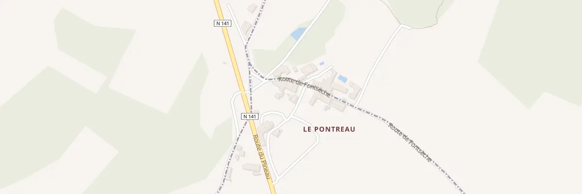 Plan du 197 Rte de Fontseche à Chérac