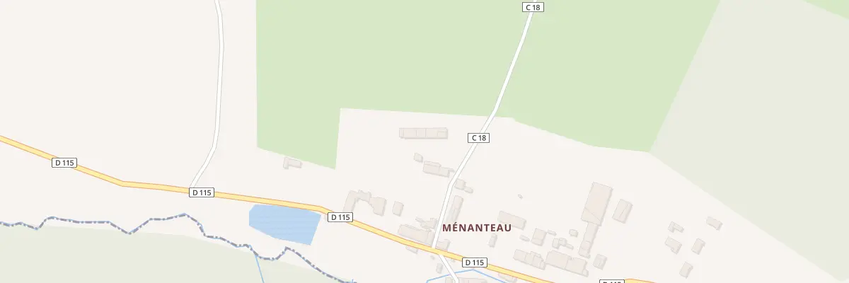 Plan du 281 Menanteau à Reignac
