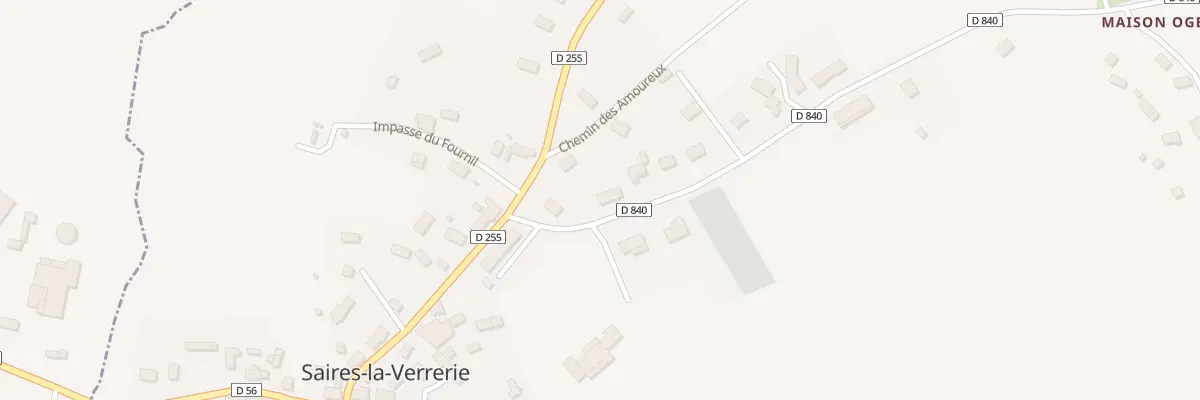 Plan du 3 Rue des Tisserands à Saires-la-Verrerie