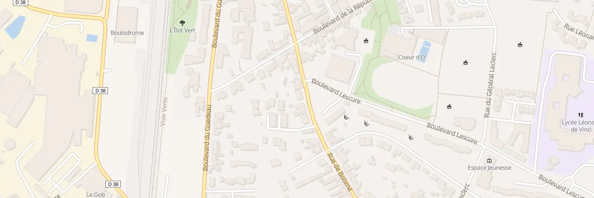 Plan du 17 Rue de Boisme à Bressuire