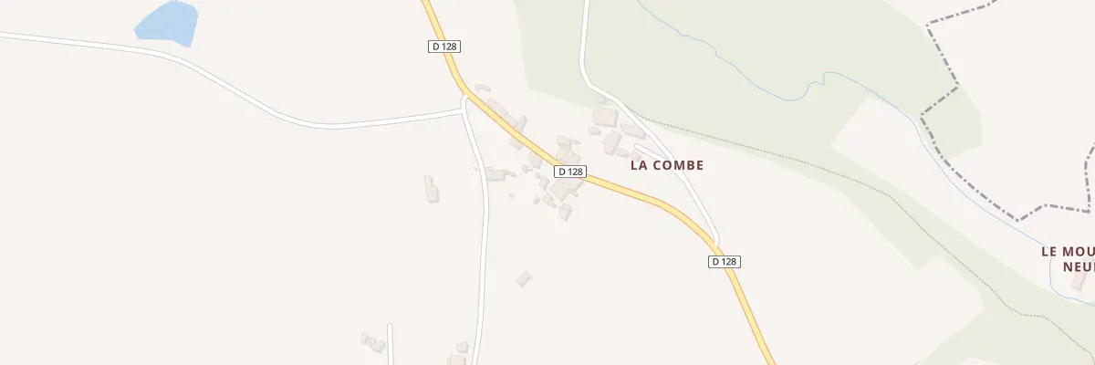 Plan du 2 La Combe à Beugnon-Thireuil
